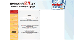 Desktop Screenshot of kurenari24.sk
